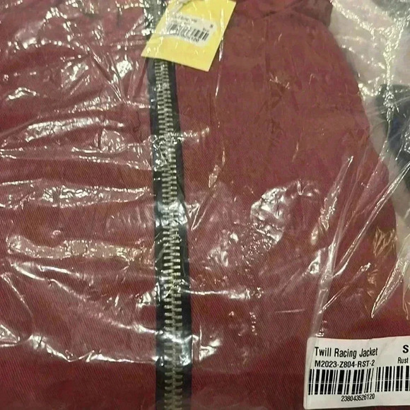 MNML TWILL RACING JACKET RUST - Picture 4 of 5